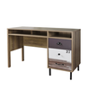 NUMBER ΓΡΑΦΕΙΟ 1ΠΟΡΤΑ SONOMA ΛΕΥΚΟ ΓΚΡΙ 120x48x75