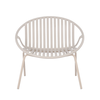 NADIN ΠΟΛΥΘΡΟΝΑ SET 2ΤΕΜ OFF WHITE 80x61.5x73