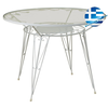 Γαλβανισμένο Στρογγυλό Τραπέζι Μασίφ 110 x 75cm