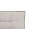 Button κρεβάτι (για στρώμα 160x200cm) beige 183x217x112cm