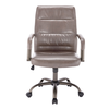 KORD ΚΑΡΕΚΛΑ ΓΡΑΦΕΙΟΥ ΚΑΦΕ GUNMETAL 58.5x65x104