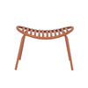 NADIN ΠΟΛΥΘΡΟΝΑ SET 2ΤΕΜ TERRACOTTA 80x61.5x73