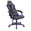 FUSION ΚΑΡΕΚΛΑ GAMING ΓΡΑΦΕΙΟΥ ΜΑΥΡΟ ΜΠΛΕ 50x74x137