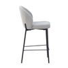 LUNE ΣΚΑΜΠΟ BAR ΓΚΡΙ 48x53.5x95.5