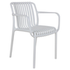 MODA Πολυθρόνα-Pro Στοιβαζόμενη, PP-UV Protection Απόχρωση Άσπρο