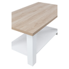 VILLAGE COFFEE TABLE ΛΕΥΚΟ ΦΥΣΙΚΟ 110x60x53