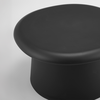 RIVVA COFFEE TABLE ΜΑΥΡΟ 70x70x39cm