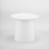 PLATE COFFEE TABLE ΛΕΥΚΟ 50x50x47.5cm