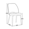 BOUTON ΚΑΡΕΚΛΑ ΓΚΡΙ 49x59.5x88