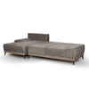NATURA ΚΑΝΑΠΕΣ ΚΡΕΒΑΤΙ ΓΩΝΙΑ ΑΡΙΣΤΕΡΗ TAUPE 283x164x90