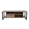 SPACE TV STAND 2ΡΑΦΙΑ 1ΣΥΡΤΑΡΙ SONOMA ΜΑΥΡΟ 120x35x45