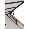 LONGWAVE ΚΡΕΒΑΤΙ ΜΕ ΑΠΟΘΗΚ. ΧΩΡΟ (ΓΙΑ ΣΤΡΩΜΑ 160x200cm) OFF WHITE 06-900 207x180x140