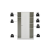 KEY ΝΤΟΥΛΑΠΑ 2ΠΟΡΤΕΣ ΛΕΥΚΟ 120x50x200