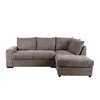 BILL ΚΑΝΑΠΕΣ ΚΡΕΒΑΤΙ ΓΩΝΙΑ ΔΕΞΙΑ TAUPE 241x173x94