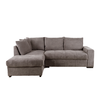 BILL ΚΑΝΑΠΕΣ ΚΡΕΒΑΤΙ ΓΩΝΙΑ ΑΡΙΣΤΕΡΗ TAUPE 241x173x94