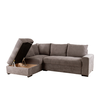 BILL ΚΑΝΑΠΕΣ ΚΡΕΒΑΤΙ ΓΩΝΙΑ ΑΡΙΣΤΕΡΗ TAUPE 241x173x94