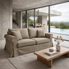 Ashley 2-Seater Retractable Brown Sofa 173x85x95 cm