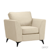 Boel Πολυθρόνα Beige Bergamo 24 96x86x92cm