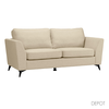 BOEL ΚΑΝΑΠΕΣ 3ΘΕΣΙΟΣ BEIGE BERGAMO 24 200x86x92cm