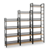 NEST ΒΙΒΛΙΟΘΗΚΗ ΦΥΣΙΚΟ ΜΑΥΡΟ 60x28x187
