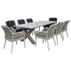 ALLEY Τραπέζι Dining Κήπου-Βεράντας ALU Grey
