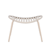 NADIN ΠΟΛΥΘΡΟΝΑ SET 2ΤΕΜ OFF WHITE 80x61.5x73