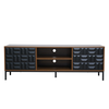 ZUMA TV STAND ΚΑΡΥΔΙ ΜΑΥΡΟ 160x40x54.5