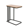 LAMDA SIDE TABLE ΦΥΣΙΚΟ ΜΑΥΡΟ 50x32x60