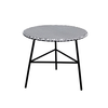 GRANADA COFFEE TABLE ΜΑΥΡΟ ΛΕΥΚΟ 65x65x56