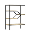 STEP ΒΙΒΛΙΟΘΗΚΗ SONOMA ΜΑΥΡΟ 80x30x120