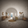 LONGWAVE ΚΡΕΒΑΤΙ ΜΕ ΑΠΟΘΗΚ. ΧΩΡΟ (ΓΙΑ ΣΤΡΩΜΑ 160x200cm) OFF WHITE 06-900 207x180x140