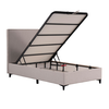 FRAME ΚΡΕΒΑΤΙ ΜΕ ΑΠΟΘΗΚ. ΧΩΡΟ (ΓΙΑ ΣΤΡΩΜΑ 120x200cm) BEIGE 16-854 208x127x121
