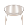 NADIN ΠΟΛΥΘΡΟΝΑ SET 2ΤΕΜ OFF WHITE 80x61.5x73