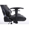 EXPLOR ΚΑΡΕΚΛΑ GAMING ΓΡΑΦΕΙΟΥ ΜΑΥΡΟ ΓΚΡΙ 50x71x135