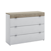 MY BOX ΣΥΡΤΑΡΙΕΡΑ 3ΣΥΡΤΑΡΙΑ SONOMA ΣΚΟΥΡΟ ΛΕΥΚΟ HIGH GLOSS 105x45xH78cm