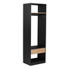 SYSTEM ΝΤΟΥΛΑΠΑ ΜΑΥΡΟ SONOMA 90x50x180