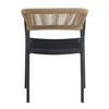 CONCORD ΚΑΡΕΚΛΑ ΜΑΥΡΟ LATTE 55.5x53.5x76