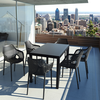 AIR ΤΡΑΠΕΖΙ 180Χ90Χ74εκ. BLACK LAMINATE 12mm