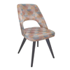 Amelia ξύλινη καρέκλα TETRA ΜΑΥΡΟ 48x46x85(46)