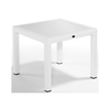 Defence 90 τραπέζι Λευκό με τζάμι 90x90x75cm