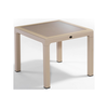 Defence 90 τραπέζι Cappuccino με τζάμι 90x90x75cm