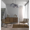 AMMOS ΜΠΟΥΦΕΣ 3ΣΥΡΤΑΡΙΑ ΦΥΣΙΚΟ ΜΕ RATTAN 150x39x79
