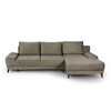 NATURA ΚΑΝΑΠΕΣ ΚΡΕΒΑΤΙ ΓΩΝΙΑ ΔΕΞΙΑ TAUPE 283x164x90