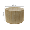 KION COFFEE TABLE BEIGE 67x67x46