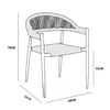 MEZZA LUNA ΚΑΡΕΚΛΑ ΦΥΣΙΚΟ ΜΑΥΡΟ 56x55x78