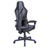 FUSION ΚΑΡΕΚΛΑ GAMING ΓΡΑΦΕΙΟΥ ΜΑΥΡΟ ΜΠΛΕ 50x74x137