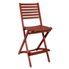 Ξύλινο Πτυσσόμενο Σκαμπό Red Shorea 59x70xH75-120cm Κερασί