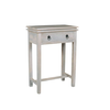 MAISON CONSOLE Έπιπλο Κονσόλα 1 Συρτάρι, Ξύλο Mango Antique Άσπρο