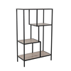 PLEGMA ΒΙΒΛΙΟΘΗΚΗ SONOMA ΜΑΥΡΟ 69x33x113.5