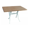 Πτυσσόμενο Τραπέζι Πλιάν Μέταλλο / Werzalit 110x70xH73cm (Χρώμα Επιλογής)